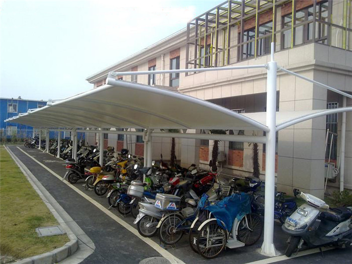 膜結(jié)構自行車棚電瓶車棚